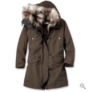 Bagatelle storm parka - military parka/faux fur
